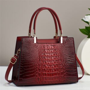Premium Crocodile Texture Women's Handbag